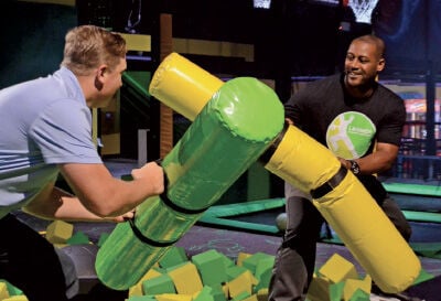 Just jumping doesn't cut it anymore for trampoline parks